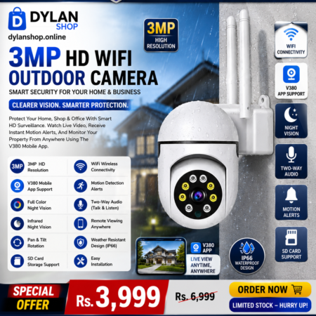 Abuses-D V380 3MP WiFi Outdoor Camera