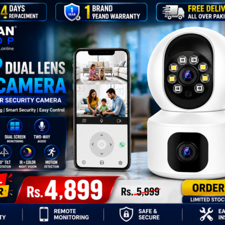 TAPPO DUAL LENS - 4MP WIRLESS CAMERA